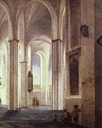 Pieter Saenredam the lnterior of the buurkerk at utrecht oil painting reproduction